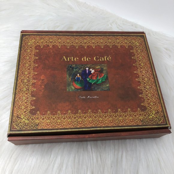 Arte De Cafe Marella 2 Cup And Saucer Set Cappuccino Expresso - Picture 5 of 5